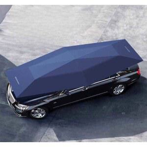 차량우산 자동 햇빛 가리개 캠핑 망치 방지 그레이 솔라형 리모콘 파란색 소울 여름 호환