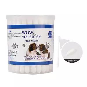 강아지 귀청소 소프트 순면 항균 면봉 4ea 편리한 귀건강 청결 귀먼지 쿠션감