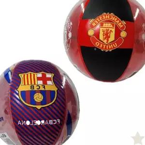 해변 물놀이 축구공 디자인 비치볼 유럽축구 맨체스터 바르셀로나 엠블럼 여름 휴가