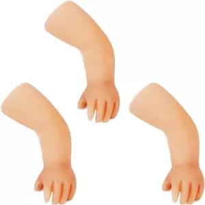 슬러스왈로우 3Pcs 작은 손 동전 사라진 트릭 도구 클로즈업 매직 쇼 소품 스타일리시하고 인기 있는