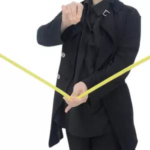JL Corp 스탠딩 로프 옐로우 매직 트릭 뻣뻣한 유연한 코미디 스테이지 클로즈업 일루전 기믹 소품