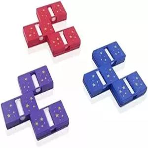 SUMAG 지그재그 스틱 매직 트릭 컷 복원 액세서리 장난감 클로즈업 기믹 멘탈리즘 착시 소품 보라색