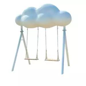 포토존 그네 의자 2인용 스윙체어 카페 벤치