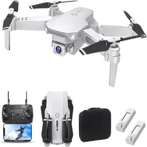 초보자용 카메라가 장착된 BQtech 미니 드론 4K FPV 접이식 RC 쿼드콥터 WiFi 제스처 사진 헬리콥터 장난감