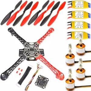 SpeedyFPV Q450 450mm 쿼드콥터 드론 키트 F411 플라이트 컨트롤러 30A ESC 2212 모터