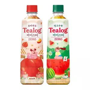 티로그 아이스티500ml 제로칼로리) 망고수박 12개 + 루비자두 12개