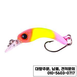 8Pcs 낚시 미끼 세트 1.4g 미노우 하드 싱킹 송어 크랭크는 인공 생체 Crazy Wobblers를