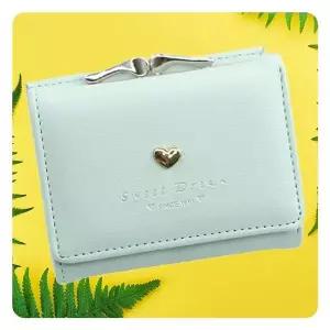 [셀러에이드]파스텔 여학생반지갑 여학생 여자 하트 중학생 지갑