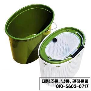 새로운 6L 낚시 양동이 플라스틱 산소 펌프가 있는 휴대용 활어 보관함 바다 핸드헬드 에어레이터 다기능