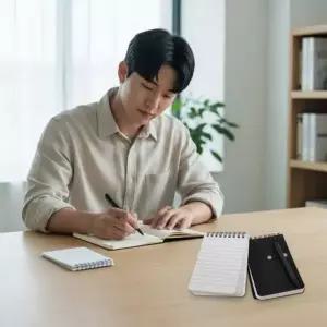 스프링 미니 수첩 포켓 메모지 휴대용 소형 다이어리 업무용