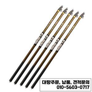 Superhard-휴대용 록 낚싯대 2.7 3.6 4.5 5.4 6.3m 탄소 텔레스코픽 스피닝 바다 피더 플라이 폴