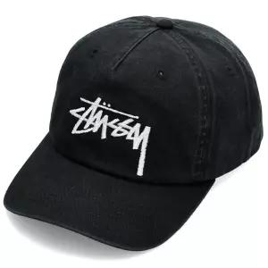 25FW 스투시 미드 뎁스 빅 스탁 스냅백 1311145 SHADOWBLACK