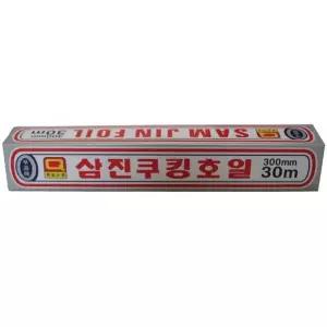 삼진 쿠킹호일 300x30 1개 알루미늄 업소용 가정 주방 음식 포장 배달