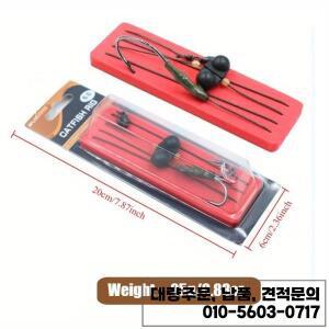 1세트 메기 낚시 장비 - 고강도 싱글/트레블 훅 옵션 입질 알람 및 안티-바이트 PE 리더 포함