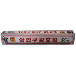 삼진 쿠킹호일 330x30 1개 알루미늄 업소용 가정 주방 음식 포장 배달