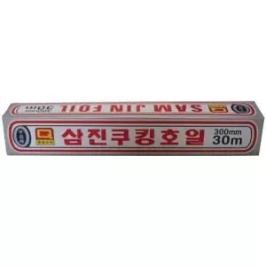 삼진 쿠킹호일 300x30 1개 알루미늄 업소용 가정 주방 음식 포장 배달
