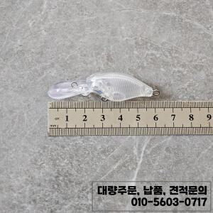 상단 우측 R-8156 60mm 3.6g 크랭크 베이트 루어 바디 하드 인조 미끼 무도색 낚시 워블러 용품
