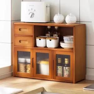 주방 빈티지그릇장 싱글 수납장 원목찬장 옛날찬장 엔틱 레트로 캐비닛