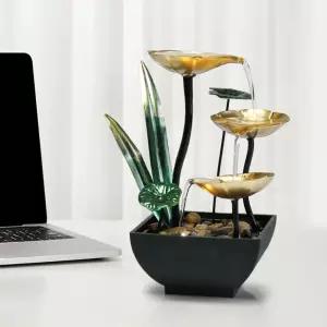 개업화분 분수장식 간단한 거실 순환 물 데스크탑 작은 개방 사무실 수경