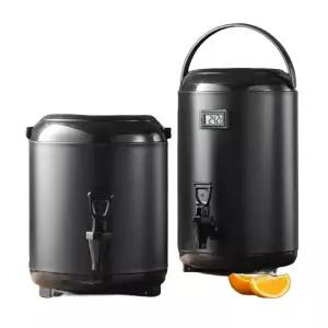 대용량 스테인리스 전기 보온 냉온수통 스프보관 라면 커피통