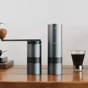 캠핑용핸드밀 휴대용원두분쇄기 미니커피그라인더 수동전동 겸용 에스프