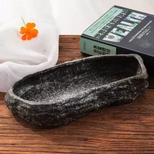 인테리어 화분돌 다공성 정원 그릇 수련돌 베란다 세라믹 연꽃 꾸미기 화분