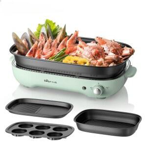 전기 그릴 냄비 다기능 볶음기 코드 찌개 오븐 논스틱 A타입 식탁 들러붙지 상업용