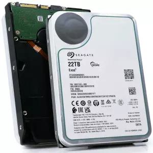 씨게이트 Exos 22TB 3.5인치 7200RPM SATA 엔터프라이즈 HDD ST22000NM000C