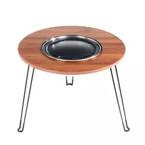 캠핑 테이블 접이식 불판 화로대 캠핑용품 숯불 바베큐 장작 야외