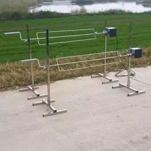 업소용 자동회전그릴 꼬치 캠핑 야외 조리기구 회전 전기그릴 바베큐