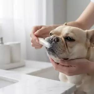 반려동물 초미세 핑거 칫솔 10p 애완동물 손가락 위생 양치 도구