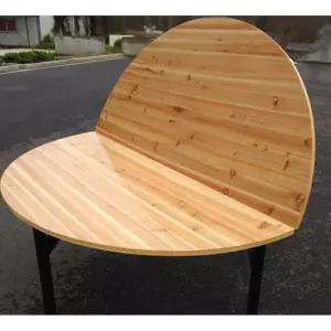 원탁 테이블 접이식 거실 원목 카페 이동식 공부방 탁자 베란다 가정용