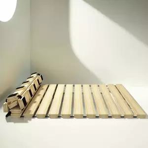 거실 원목 접이식 저상형 매트리스 침대 싱글 더블 깔판 침실 가구