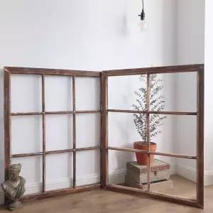 빈티지 덧창 페이크창문 장식 북유럽 창틀 소품 레트로 촬영 인테리어