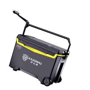 낚시 쿨러 겸용 캠핑용품 낚시박스 바퀴의자 낚시의자