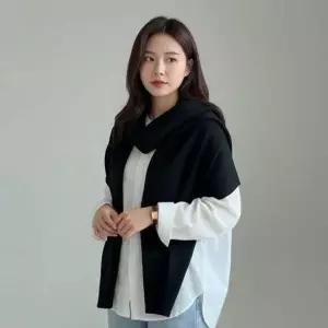 겨울 스트라이프 니트 목도리 남녀공용 커플 방한 머플러 데일리