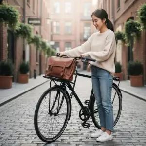 [에이치플러스몰]자전거 앞바퀴 짐받이 캐리어 브라켓 다용도 수납 선반 거치대