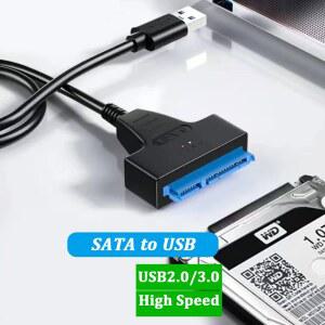 USB 3 0 SATA 케이블 어댑터 최대 6Gbps 확장 컴퓨터 커넥터 지원 2 5인치 외부 Ssd Hdd 하드 드라이브