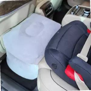 차량 뒷좌석 다리 받침대 메모리폼 쿠션 장거리 운전 피로 완화 편안한 자세 유지