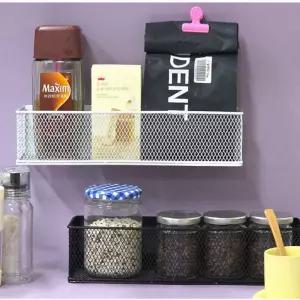 자석소스통정리함 냉장고 부착형 선반 주방 트레이 자석 수납함 1개 사계절 자석소스통정리함