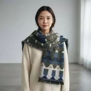 여성 겨울 대형 숄 머플러 따뜻한 방한 목도리 스카프 넥워머