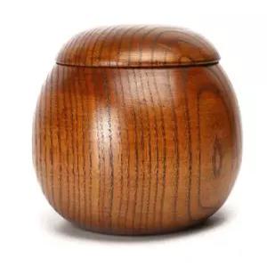 원목 바둑알통 바둑알 그릇 취미용 통 기원 원형 옥돌