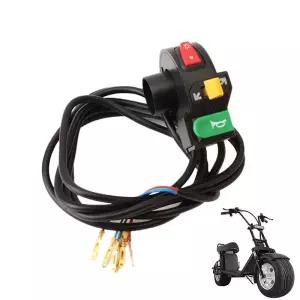 시티코코 전동 스쿠터용 3-in-1 다기능 핸들바 스위치 방향지시등 경적 헤드라이트 제어