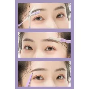 트위저 도구 눈썹칼 눈썹정리 세트 숱가위 3종