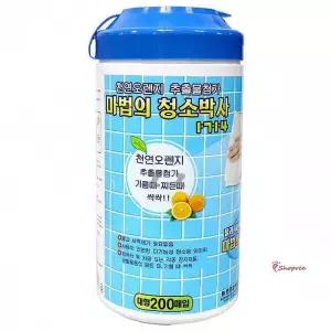 청소용 세정티슈 물티슈 만능 기름때 찌든때 제거 크리너ijk799
