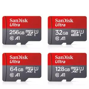 TFcard 64GB 메모리 카드 클래스 10 Microsd SD 100 메가바이트/초 UHS-I A1 전화/PC 표준 배송용 어댑터