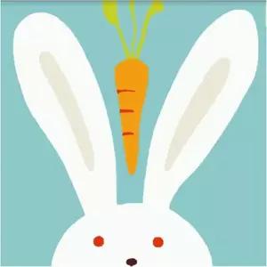 DIY명화그리기 피포페인팅 토끼와당근 GM205 30x30