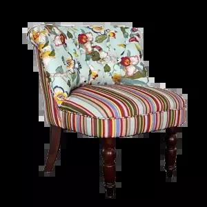 레트로풍 패브릭 소파 클래식 빈티지 의자 카페