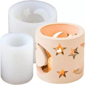 유연한 실리콘 몰딩 세트 홀더는 스타 및 청록색 커버 주얼리 제작 도구에 적합한 그늘막 몰드를