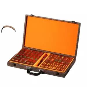 마작패 보드게임 마작세트 케이스 카트 세트 상자 라오스